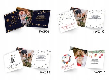 Рождественские открытки с фото-пожеланиями