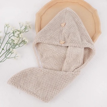 Женская шапочка для сушки волос из микрофибры, полотенце для душа