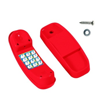SUN - Telefon na plac zabaw - wydaje dźwięki - RED