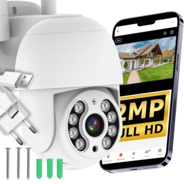 Kamera Wifi Ip Smart Otočná Fullhd 2MP Monitoring 1080p Zoom 4x Detekce