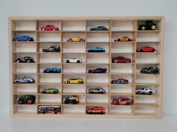 54 HOT WHEELS Półka na resoraki autka 60x40