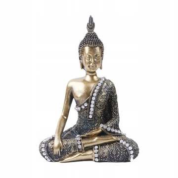 Figurka Buddy z żywicy Ornament Tajski posąg dla
