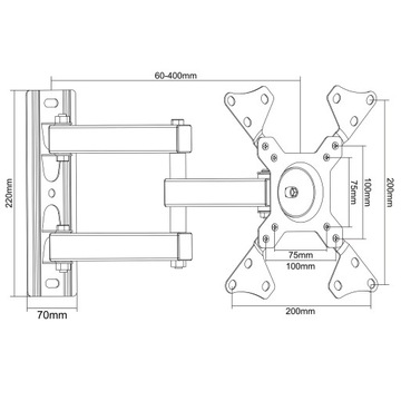 Крепление для телевизора Рысый 13
