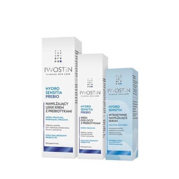 Zestaw Iwostin HS Prebio krem twarz oczy serum