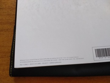 РУКОВОДСТВО ПО ЭКСПЛУАТАЦИИ RENAULT CAPTUR 2016-2019.PL. + Чехол