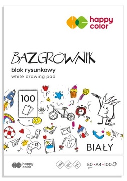 BLOK RYSUNKOWY BAZGROWNIK A4 100 KARTEK