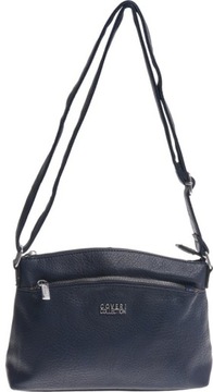 MAŁA TOREBKA SPORTOWO ELEGANCKA LISTONOSZKA granat