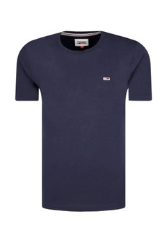 TOMMY JEANS HILFIGER GRANATOWY T-SHIRT BASIC