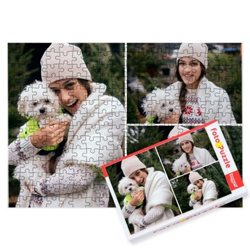 Пазл со своим принтом, фотографией и надписью, фотопазл в подарок + коробка