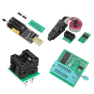 Программатор USB EEPROM BIOS CH341A, зажим SOIC8