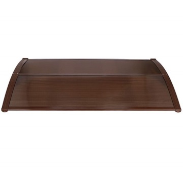 КРЫША НАД ДВЕРЬЮ, АЛЮ, ПОЛИКАРБОНАТ, 120х80см, ВХОД, АРОЧНЫЙ КЛИМАТ