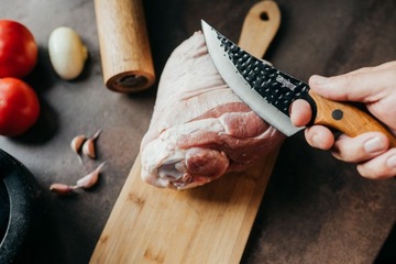 Кухонный поварской нож для мяса и овощей, СЕРТИФИЦИРОВАН в Японии, Finka