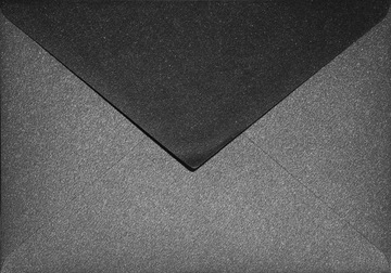 Koperty perłowe C6 Aster Met. Black czarne - 25szt