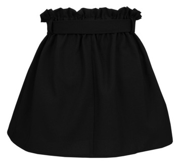 ЧЕРНАЯ МИНИ-ЮБКА НА РЕЗИНОВОМ РЕМЕШКЕ