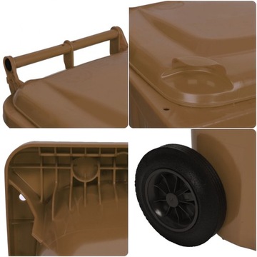 Контейнер для мусора Контейнер для мусора 120л - коричневый