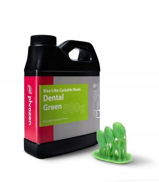 Żywica Phrozen Wax-like Castable Green 0,5 kg | Wysoka precyzja