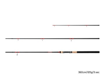 WĘDKA DELPHIN LEEDER FEEDER 360CM 120G 3CZ