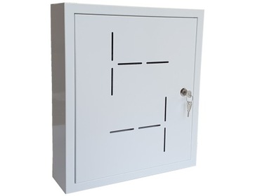 SKRZYNKA TELEKOMUNIKACYJNA OMT-35N 35x40x10 NATYNKOWA BIAŁA NA KLUCZ