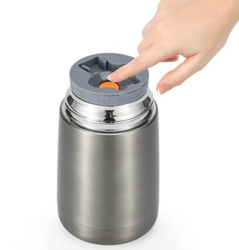 TERMOS LUNCHBOX POJEMNIK OBIADOWY NA ZUPĘ ŻYWNOŚĆ KUBEK TERMICZNY 650ml