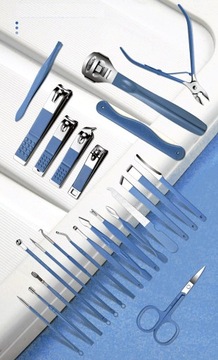 НАБОР МАНИКЮРНО-ПЕДИКЮРНЫЙ/Инструменты для лица 22 шт. № ПаН1.