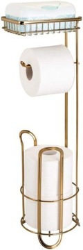 MDesign STOJAK NA PAPIER TOALETOWY METALOWY 3w1
