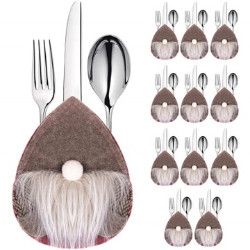 РОЖДЕСТВЕНСКИЕ ЧЕРТЕЖКИ ДЛЯ СТОЛОВЫХ ПРИБОРОВ 12 шт. РОЖДЕСТВЕНСКИЕ ПОКРЫТИЯ ДЛЯ СТОЛОВОГО СТОЛИКА ELMY