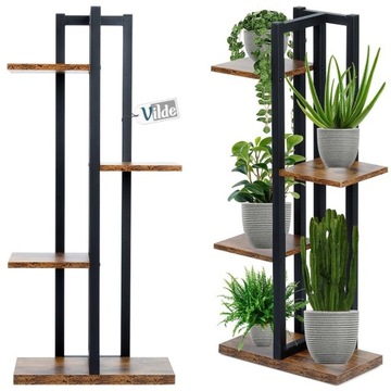 Металлическая подставка для цветов, 4 яруса, 93 см / Vilde