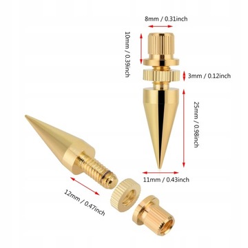 НАБОР ШИПОВЫХ НОЖОК ДЛЯ ДИНАМИКОВ