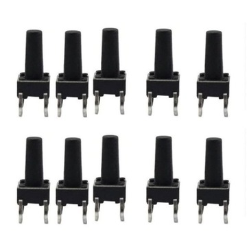 Mikrostyk TACT 6x6x10mm mikroswitch 100 szt