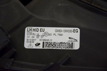 JAGUAR XF 15-R. X260 PŘEDNÍ SVĚTLO EG