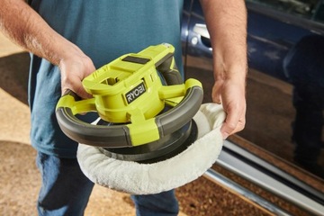АККУМУЛЯТОРНАЯ ПОЛИРОВАЛЬНАЯ МАШИНА RYOBI RBP18250 25 СМ 18 В + 2 Ач