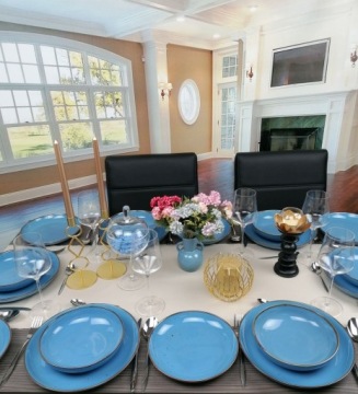 БОГУЦИЦЕ СЕРВИСНЫЙ СЕРВИС РУСТИЧЕСКИЙ СИНИЙ, 18 ЭЛЕМЕНТОВ