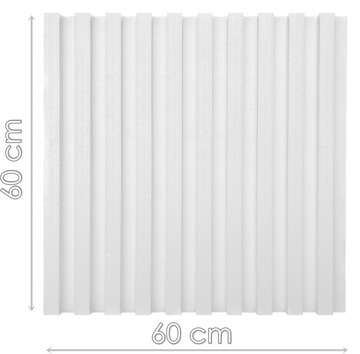 Стеновые 3D панели LAMELS 60x60 - 12x 4,32 м2