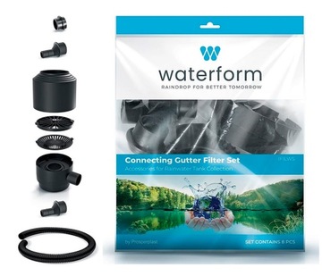 СБОРНИК ДОЖДЕВОЙ ВОДЫ ВОДОУЛОВИТЕЛЬ ДЛЯ ЖЕЛОБА БОЧКА для желобов 75-120 КОМПЛЕКТ