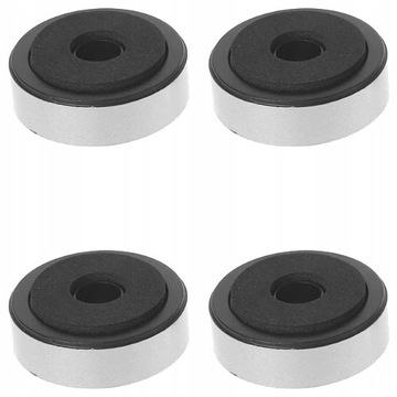 Stopki nóżki ozdobne sprzętu RTV 48mm srebrne x4