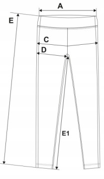 Женские леггинсы Moraj Warmer Ribbed с высокой талией - S/M