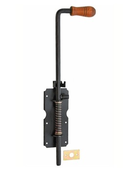ZASUWA SPRĘŻYNOWA RYGIEL DO BRAMY DRZWI BLOKADA 470MM