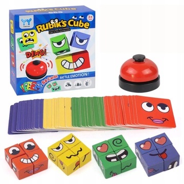IDS FACE CHANGE PUZZLE CUBE BOARD GAMES EXPRESSION PUZZLE