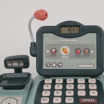 КАССОВЫЙ АППАРАТ МАГАЗИНА ИНТЕРАКТИВНЫЙ СКАНЕР ЖК-ДИСПЛЕЙ ЗВУКОВЫЕ АКСЕССУАРЫ