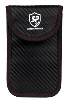 Czarne Etui na klucze, karty RFID, SmartProtect