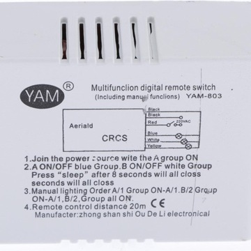 3-позиционный цифровой дистанционный переключатель управления лампой Warhouse для домашнего сада