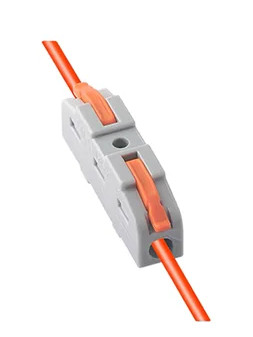 10x ЭЛЕКТРИЧЕСКИЙ БЫСТРОРАЗЪЕМНЫЙ РАЗЪЕМ КУБИК ДЛЯ КАБЕЛЬНОГО ПРОВОДА 2X4