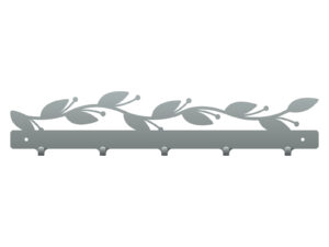 Wieszak metalowy Gałązka 50 cm srebrny