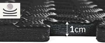 Толстый защитный КОВРИК ПАЗЛ ДЛЯ ТРЕНАЖЕРОВ ЗАЛА 118х118см