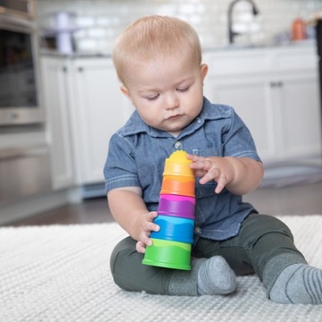 Пузыри Dimpl Tower Stacking Click Fat Brain Toys