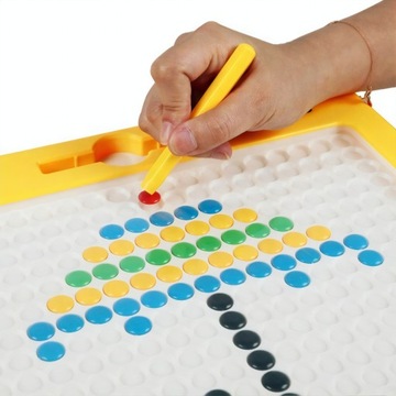 Магнитная доска XXL Мозаика-пазл Монтессори MagPad детский ПОДАРОК