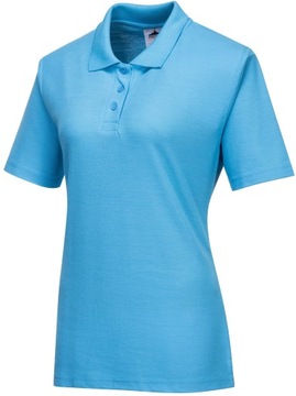 KOSZULKA DAMSKA POLO POLÓWKA NIEBIESKA T-SHIRT