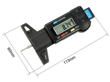 ЦИФРОВОЙ ИЗМЕРИТЕЛЬ ГЛУБИНЫ И ВЫСОТЫ ПРОТЕКТОРА ШИН