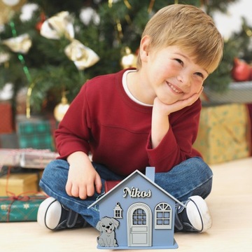 Skarbonka XXL z imieniem, prezent na ROCZEK, CHRZEST, URODZINY