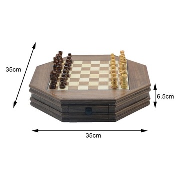 Портативный шахматный игровой набор, традиционный подарок для хранения
